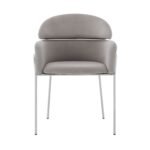 Cressida/Portia Stunning 5-Piece Dining Set with Glass Top & Stainless Steel Frame for Modern Homes - Image 11