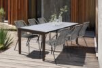Fineline/Clip Eucalyptus Super Stone 7-Piece Outdoor Dining Set for Stylish and Durable Gatherings - Image 36