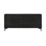 Legend 4-Piece Gray Fabric King Bedroom Set with Modern Dresser & Nightstands - Cozy Elegance! - Image 12