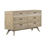 Baly 3-Piece Acacia Bedroom Set with Nightstands - Modern Rustic Design for Lasting Elegance - Image 7