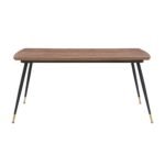 Messina/Messina Messina 5-Piece Velvet and Walnut Dining Set - Elegant Modern Design with Comfort and Durability - Image 8