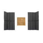 Arno 5-Piece Outdoor Teak Wood Lounge Set with Charcoal Olefin Cushions - Durable & Stylish Comfort - Image 22