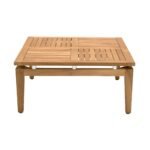 Arno Outdoor 8-Piece Teak Wood Seating Set with Comfortable Charcoal Olefin Cushions & Tables - Image 38