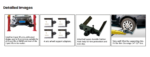 AMGO Adjustable Wheel Support Adapter, Optional Accessories For Two Post Lifts - Image 3