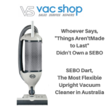 Sebo Dart 2 Commercial 9857AU Upright Vacuum Cleaner (price on request)