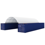 20'x40' Shipping Container Canopy Shelter - Image 3