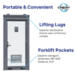 Portable Restroom w/ Sink - Image 10