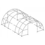 Single Truss Arch Storage Shelter W30'xL65'xH15' - Image 12
