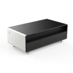 FORNO Evoluto 51" Smart Coffee Table – Dual Fridge Drawers, Bluetooth Audio, Wireless Charging, RGB Light in Black in White, FCTFR7006-51WHT - Image 11