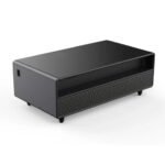 FORNO Evoluto 51" Smart Coffee Table – Dual Fridge Drawers, Bluetooth Audio, Wireless Charging, RGB Light in Black, FCTFR7006-51BLK - Image 13