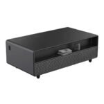 FORNO Evoluto 51" Smart Coffee Table – Dual Fridge Drawers, Bluetooth Audio, Wireless Charging, RGB Light in Black, FCTFR7006-51BLK - Image 7