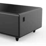 FORNO Evoluto 51" Smart Coffee Table – Dual Fridge Drawers, Bluetooth Audio, Wireless Charging, RGB Light in Black, FCTFR7006-51BLK - Image 8