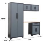 5-Piece Garage Storage Cabinet Set - Image 3