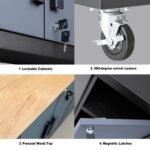 5-Piece Garage Storage Cabinet Set - Image 7