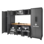 9-Piece Garage Storage Cabinet Set - Image 2