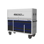 Boxo Pro Series | Loaded 72" 14-Drawer Garage Top Rolling Tool Box | White - Image 6