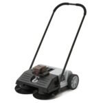 Dapper Supply DP-FS1101 Battery Cordless Sweeper – 22" Path, 6.5-Gal Bin, Artificial Grass