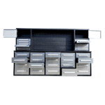 9.5ft Storage Workbench with 30 Drawers & 2 Cabinets - Image 3