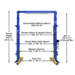 Atlas Platinum PVL15 15,000 lb Heavy Duty 2-Post Lift - Image 3