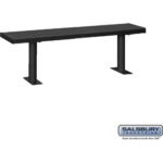 Aluminum Locker Bench - 72" Wide - 14" Deep by Salsbury