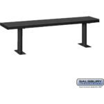 Aluminum Locker Bench - 84" Wide - 14" Deep by Salsbury