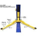 Atlas 9KBPX 9,000 lb Baseplate 2 Post Lift - Image 12
