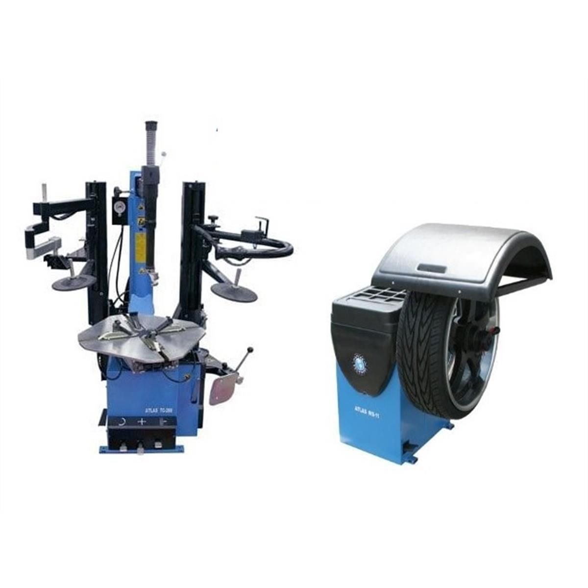 czyhdxucvxmtsvndcxsevw Atlas TC289DAA Tire Changer + WB11 Wheel Balancer Combo Package - Image 1
