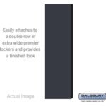Double End Side Panel - for 18 Inch Deep Premier Wood Locker - without Sloping Hood by Salsbury - Image 2