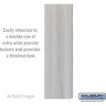 Double End Side Panel - for 21 Inch Deep Premier Wood Locker - without Sloping Hood by Salsbury - Image 4