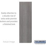 Double End Side Panel - for 21 Inch Deep Premier Wood Locker - without Sloping Hood by Salsbury - Image 5