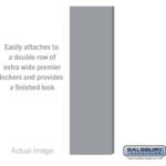 Double End Side Panel - for 21 Inch Deep Premier Wood Locker - without Sloping Hood by Salsbury - Image 6