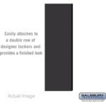 Double End Side Panel - for 5 Feet High - 18 Inch Deep Designer Wood Locker - without Sloping Hood by Salsbury