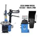 Atlas TC755EZ Tire Changer + WB49-2-PRO Wheel Balancer Combo Package - Image 2