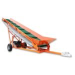 6.5HP Firewood Conveyor Max. 9.3ft Lift Height with B&S Engine and 19.7" PVC Belt - Image 4
