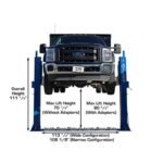 Atlas BP12000X 12,000 lb Baseplate 2 Post Lift - Image 6