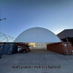 40'x40'x15' Double Truss Shipping Container Canopy Shelter - Image 11