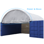 Front and Back Half Panels for Container Canopy Shelter 40'x40'x13' - Image 2
