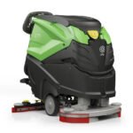 IPC 20" Floor Scrubber, Actuated Disc Scrub Head, Traction Drive, Battery Powered with On-Board Charger (CT71XP50)