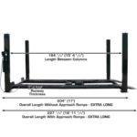 Atlas PRO9000 4 Post Lift + RJ6 Rolling Jacks Combo - Image 2