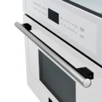 FORNO Espresso Oliena 30" 1.6 cu. ft. Built-In Microwave Oven in White with Silver Handles, FMWDR3093-30WHT - Image 9