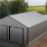 Motorized Roll-Up Door Kit for Double Garage Metal Shed - Image 3