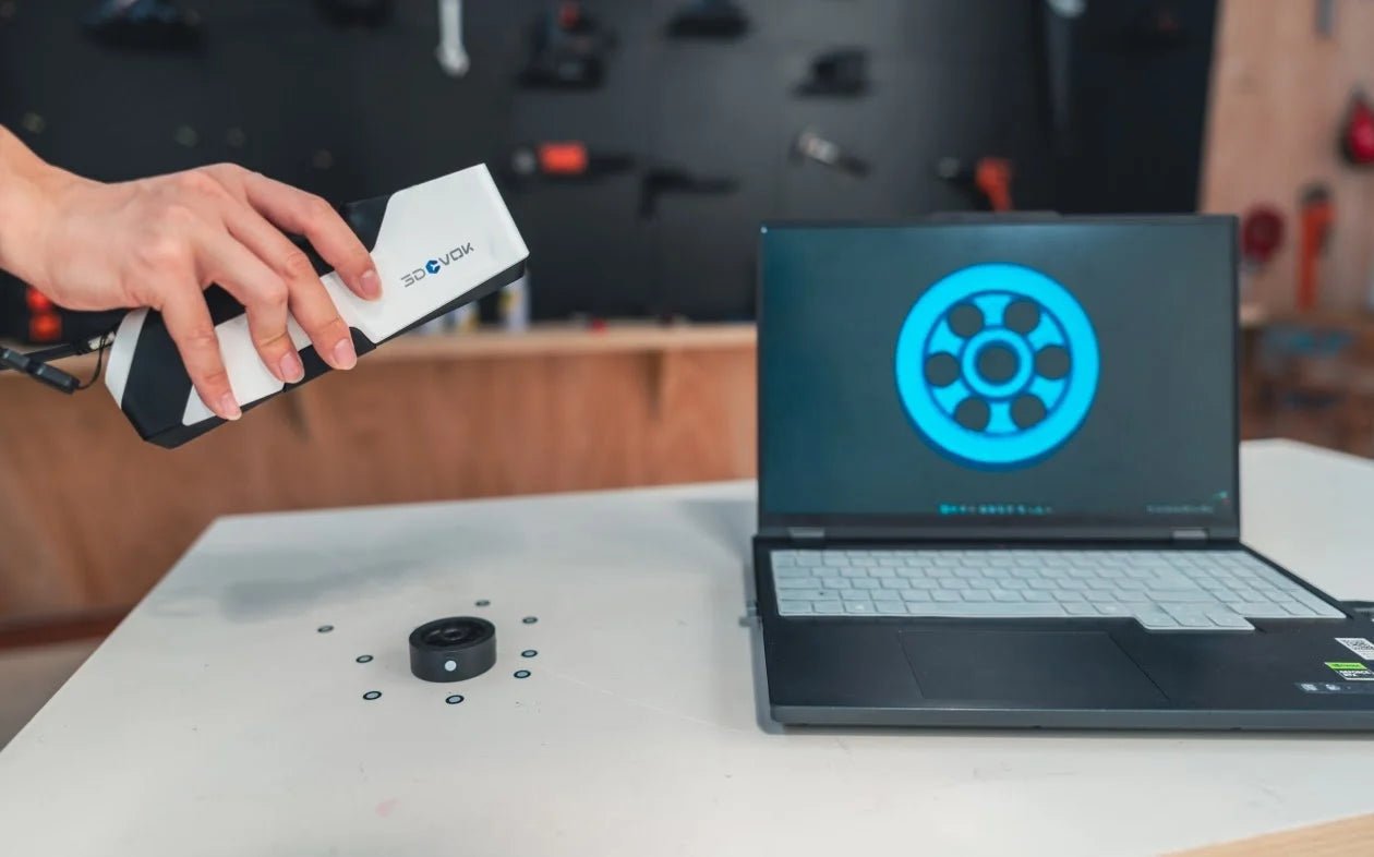 3devok Mq 3d Scanner On White Background — Side View