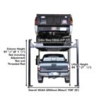 Atlas Garage PRO8000EXT-L 8,000 lb Extra Tall/Extra Long 4-Post Lift - Image 7