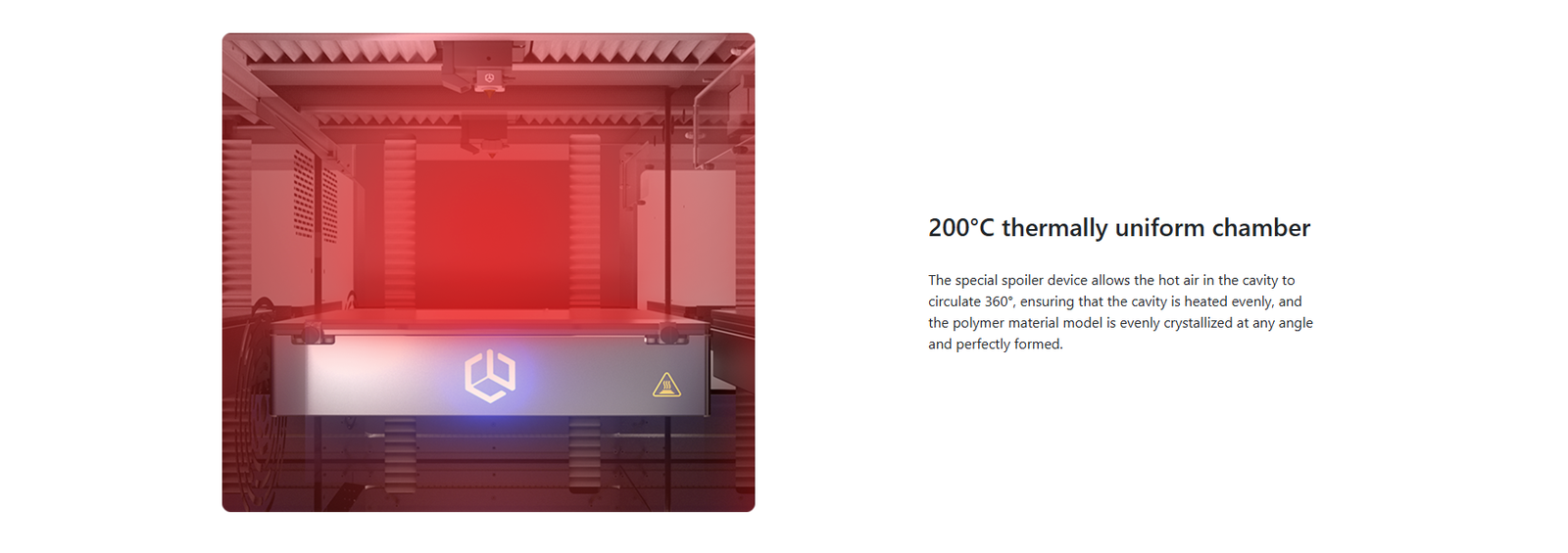 Creatbot Peek-250 200°c Thermally Uniform Chamber