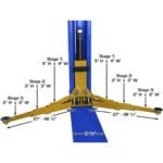 Atlas Platinum PVL9BP ALI Certified 9,000 lb Baseplate 2 Post Lift - Image 8