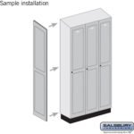 Side Panel - for 21 Inch Deep Solid Oak Executive Wood Locker by Salsbury - Image 4