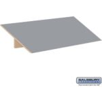 Sloping Hood - for 12" Wide - 21 Inch Deep Premier Wood Locker - 3 Wide by Salsbury - Image 6