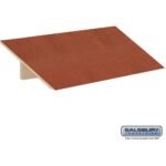 Sloping Hood - for 15" Wide - 24 Inch Deep Designer Wood Locker - 3 Wide by Salsbury - Image 3