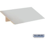 Sloping Hood - for 15" Wide - 24 Inch Deep Designer Wood Locker - 3 Wide by Salsbury - Image 4