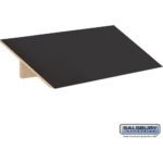 Sloping Hood - for 15" Wide - 24 Inch Deep Designer Wood Locker - 3 Wide by Salsbury